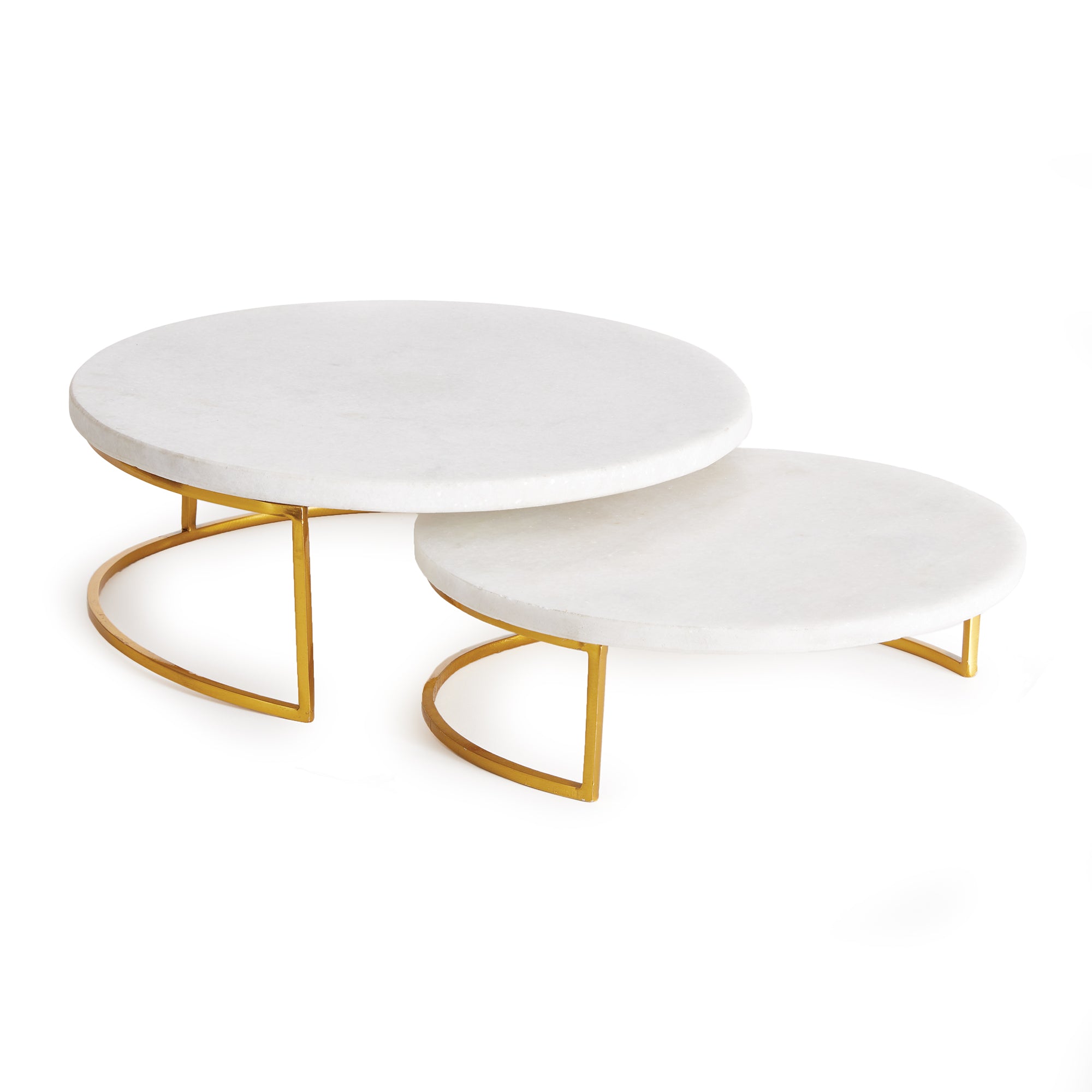 VIENNA SERVING STANDS, SET OF 2