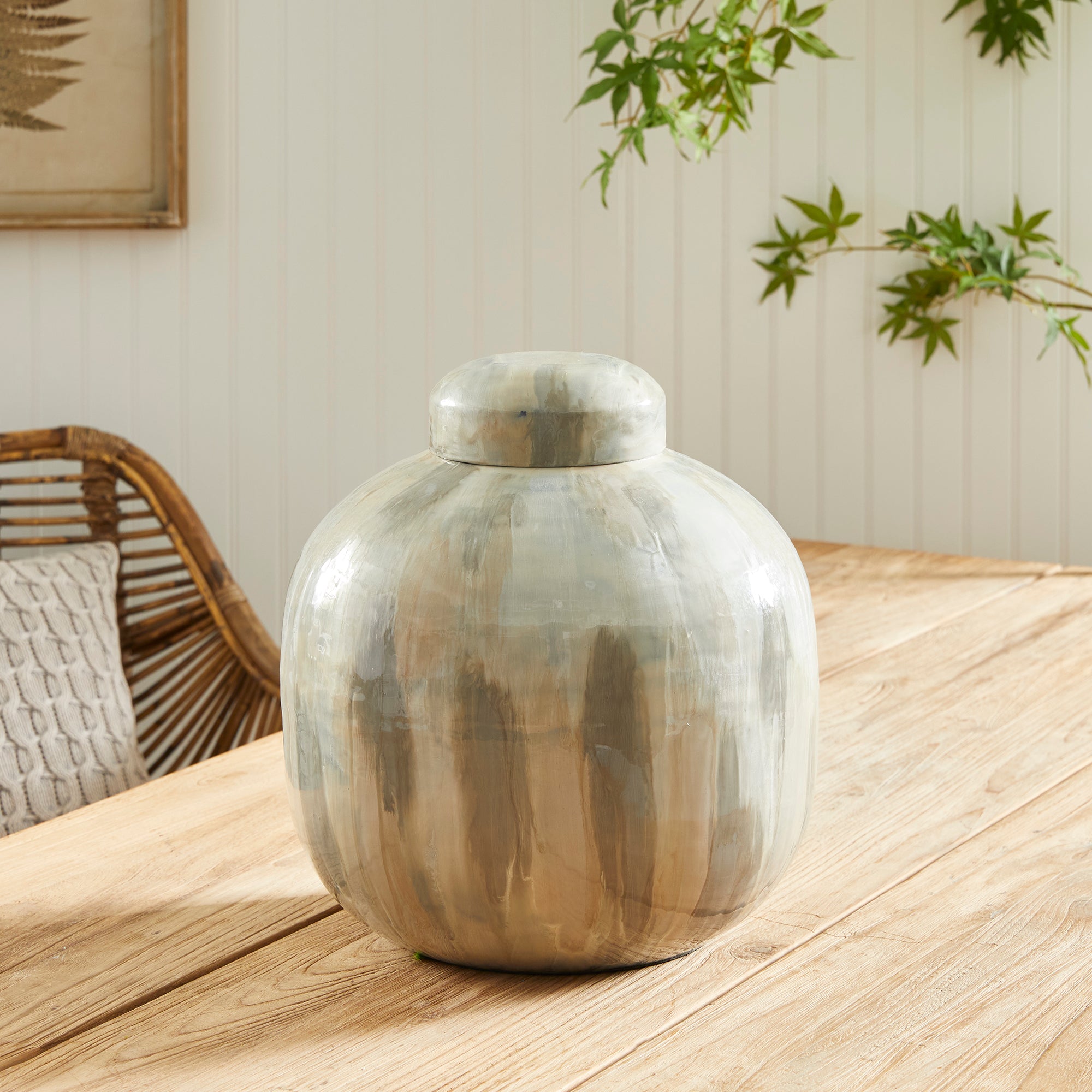 ALMETA LIDDED URN - view 4
