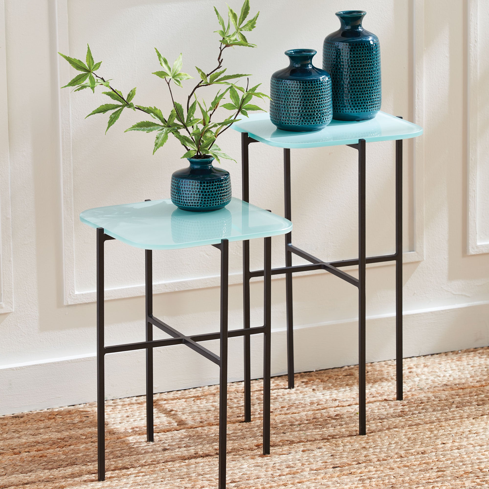 KENZIE SQUARE TABLES, SET OF 2 - view 4