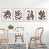 PRESSED FOLIAGE PRINTS, SET OF 4 - view 5