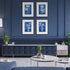 CYANOTYPE QUEEN ANNES LACE PRINTS, SET OF 4 - view 4