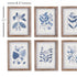 Blue Leaf Petite Prints, Set Of 6 - View 3
