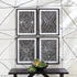 ACHROMATIC GEOMETRIC PRINTS, SET OF 4 - view 3