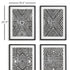 ACHROMATIC GEOMETRIC PRINTS, SET OF 4 - view 2