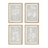 FOLIAGE STUDY, SET OF 4