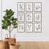 RUSTIC FOLIAGE STUDY, SET OF 9 - view 3