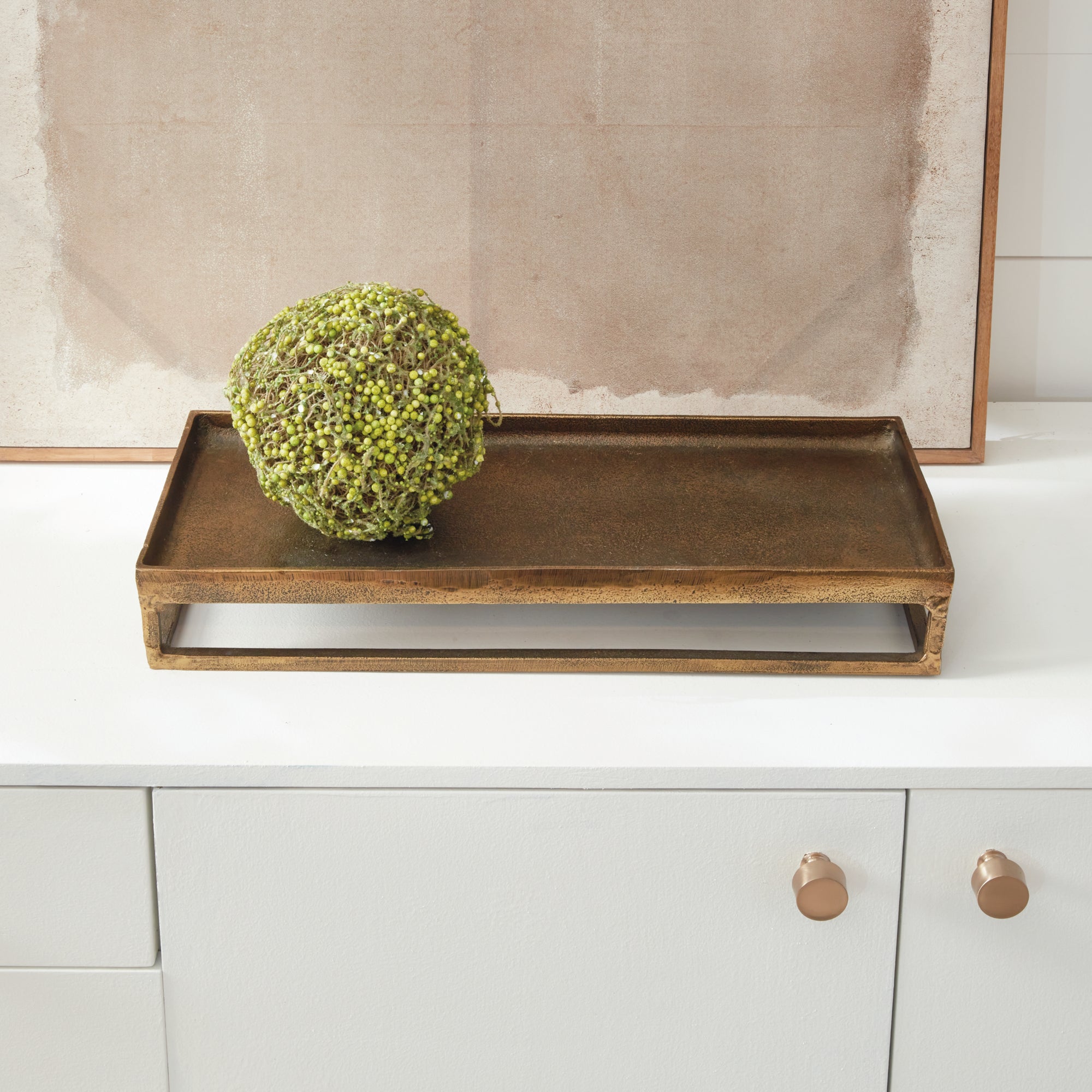 Cabot Raised Rectangular Tray - View 4