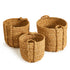 Seagrass Round Drum Baskets, Set Of 3 - View 2