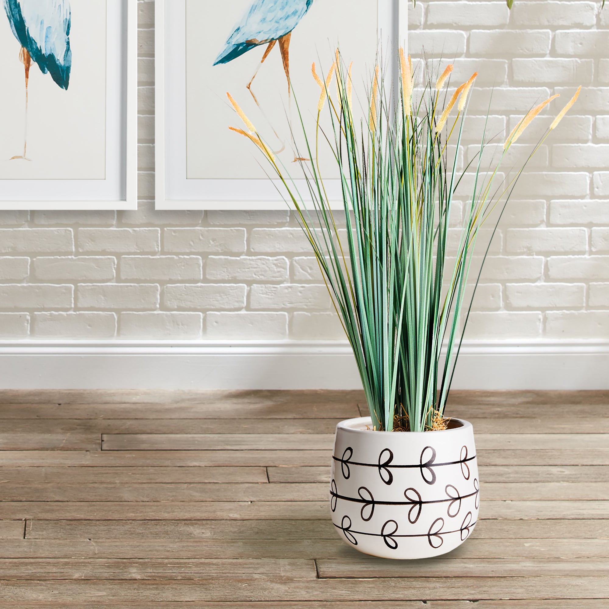 MILLIE HAND-PAINTED POT SMALL - view 2