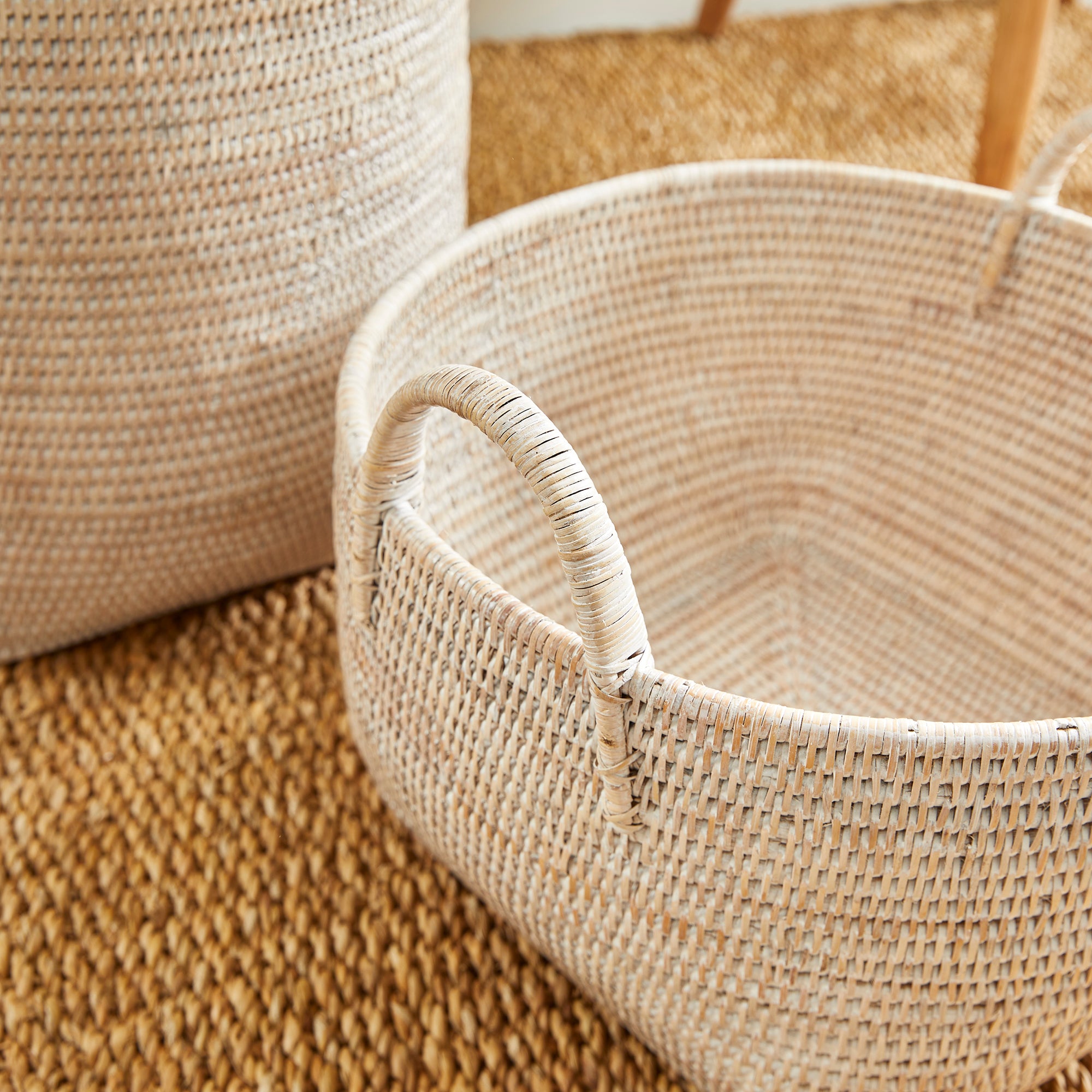 Burma Rattan Orchard Baskets, Set Of 2 - View 7