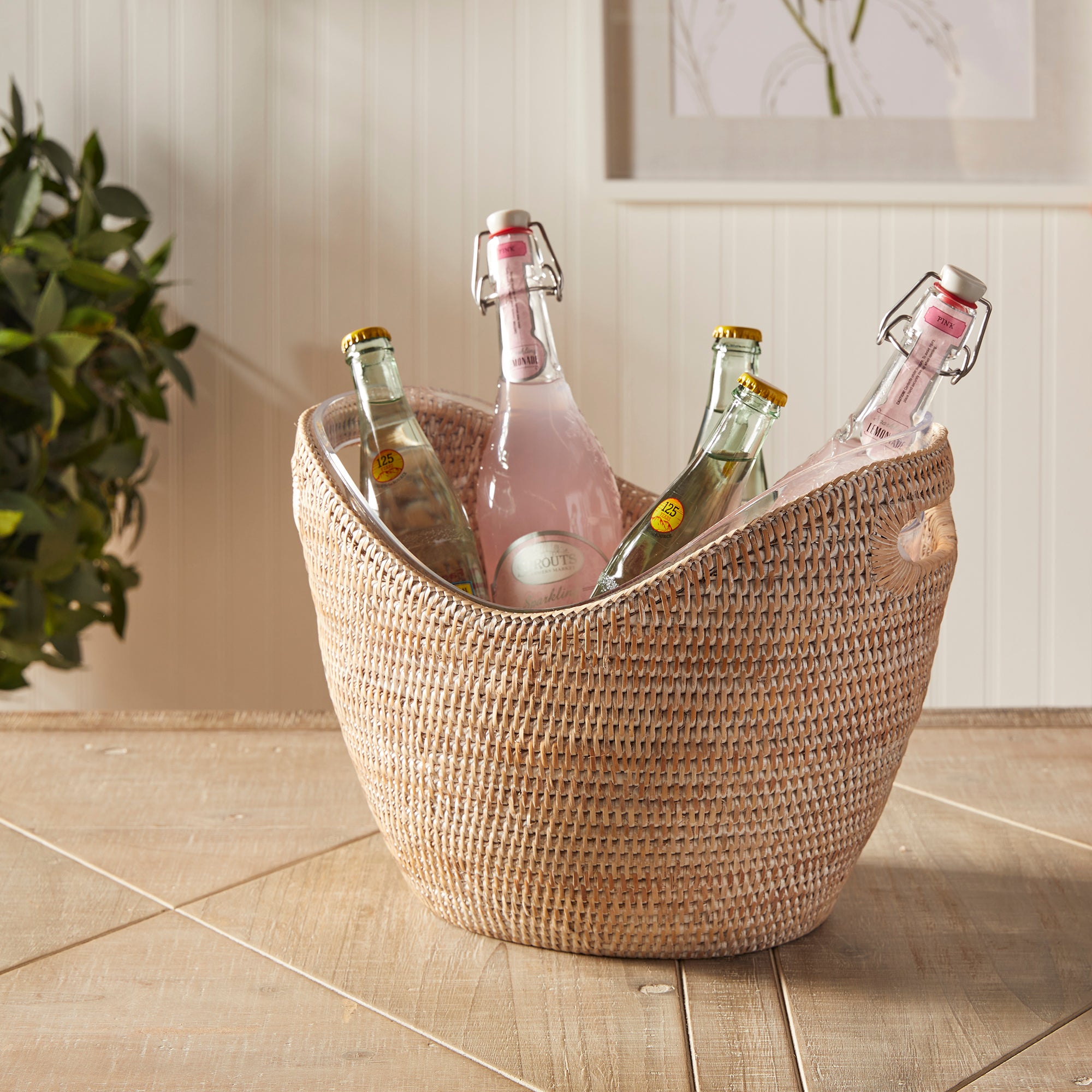 Burma Rattan Beverage Tub Large - View 2