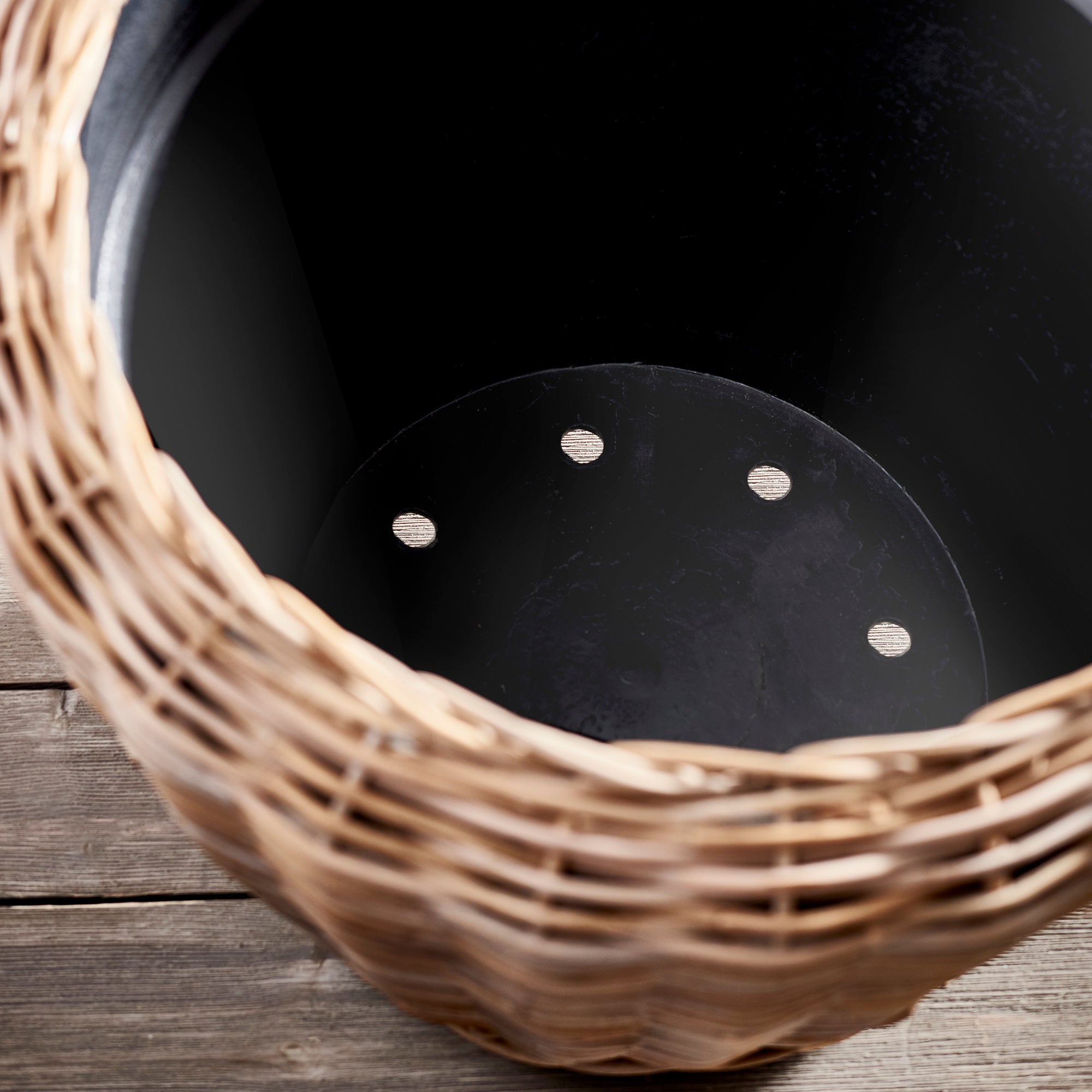 WOVEN DRY BASKET PLANTER 26.75" - view 3