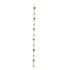 Metal Rain Chain Palm Tree and Bell, 72"
