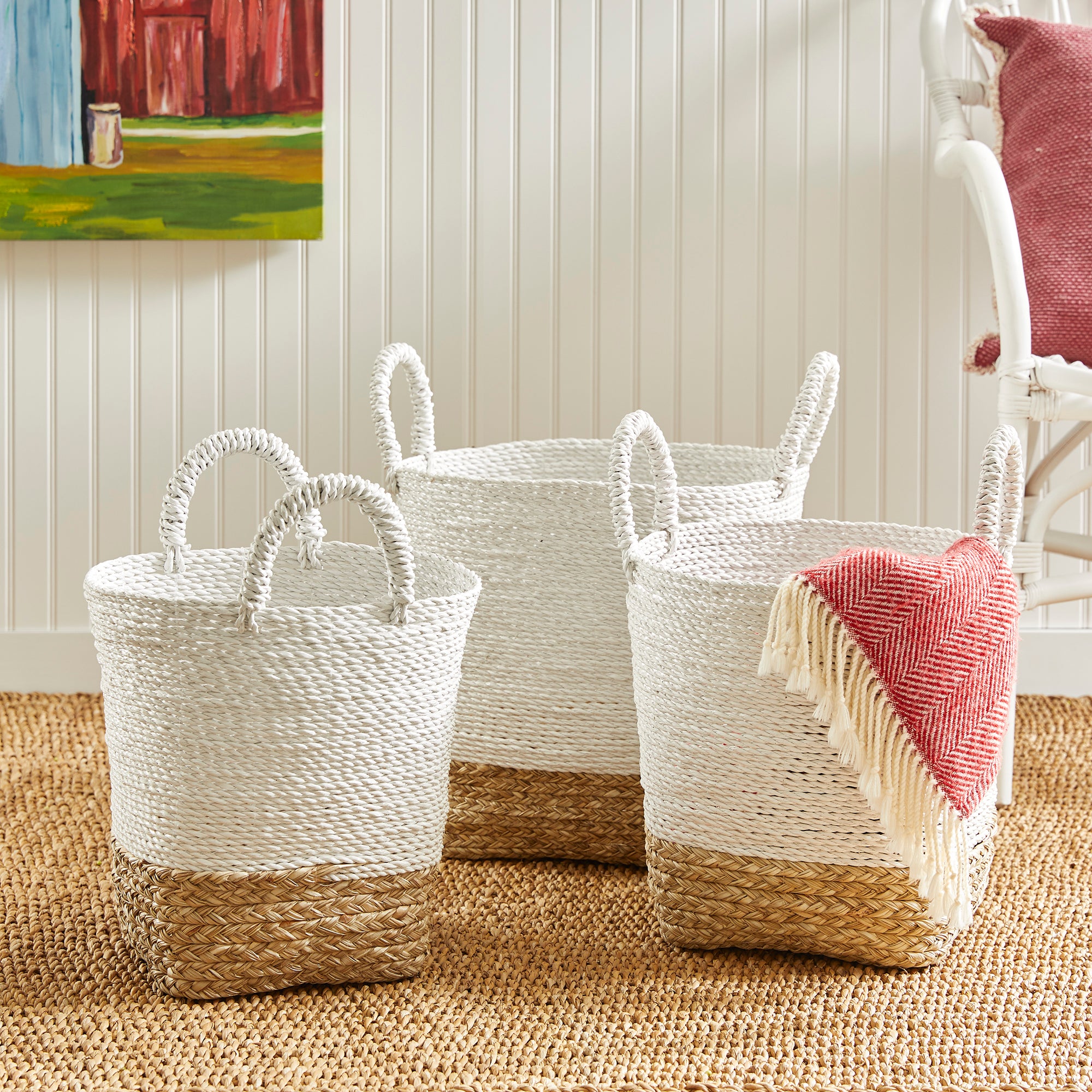 Madura Market Baskets, Set Of 3 - View 6