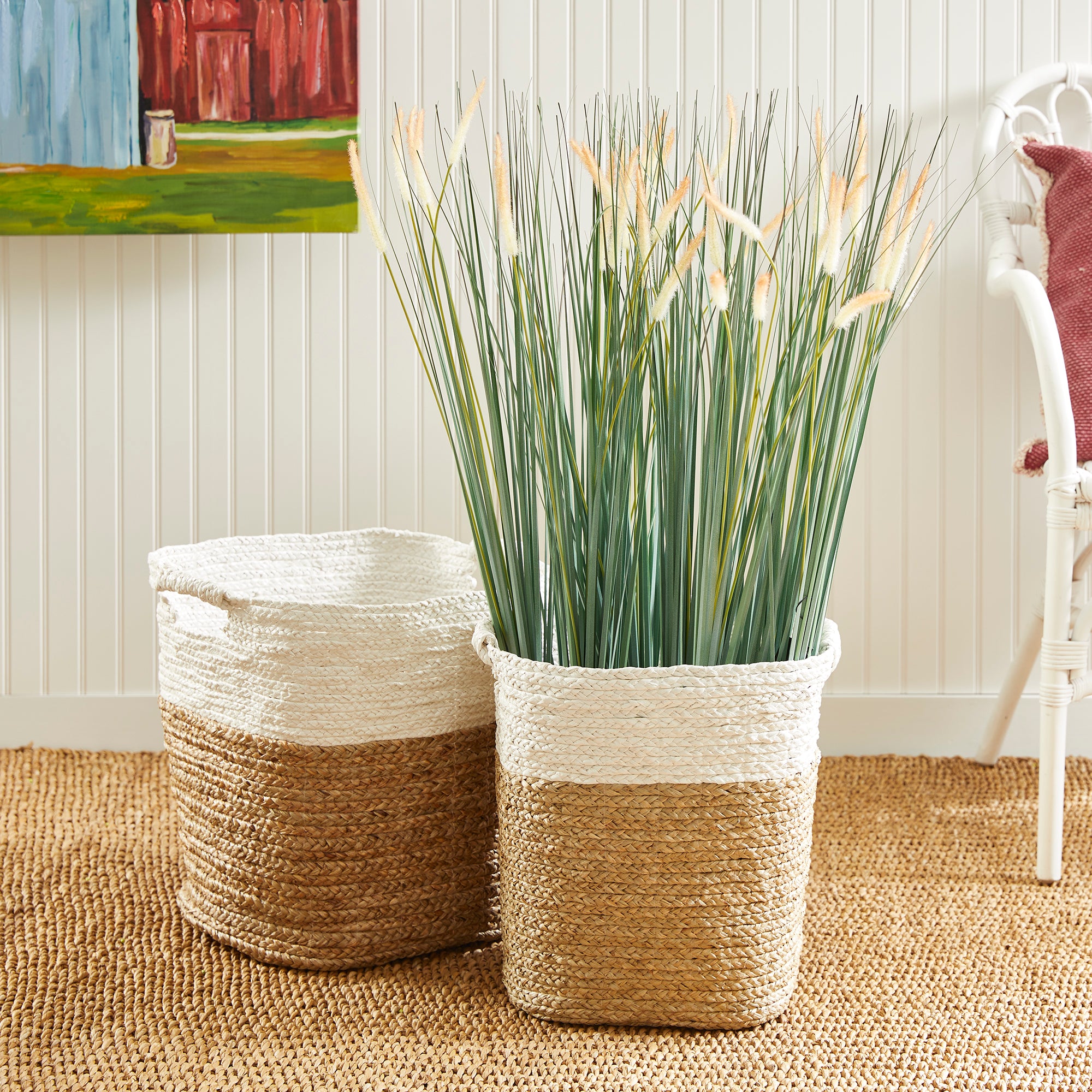 Madura Rectangular Baskets, Set Of 2 - View 5