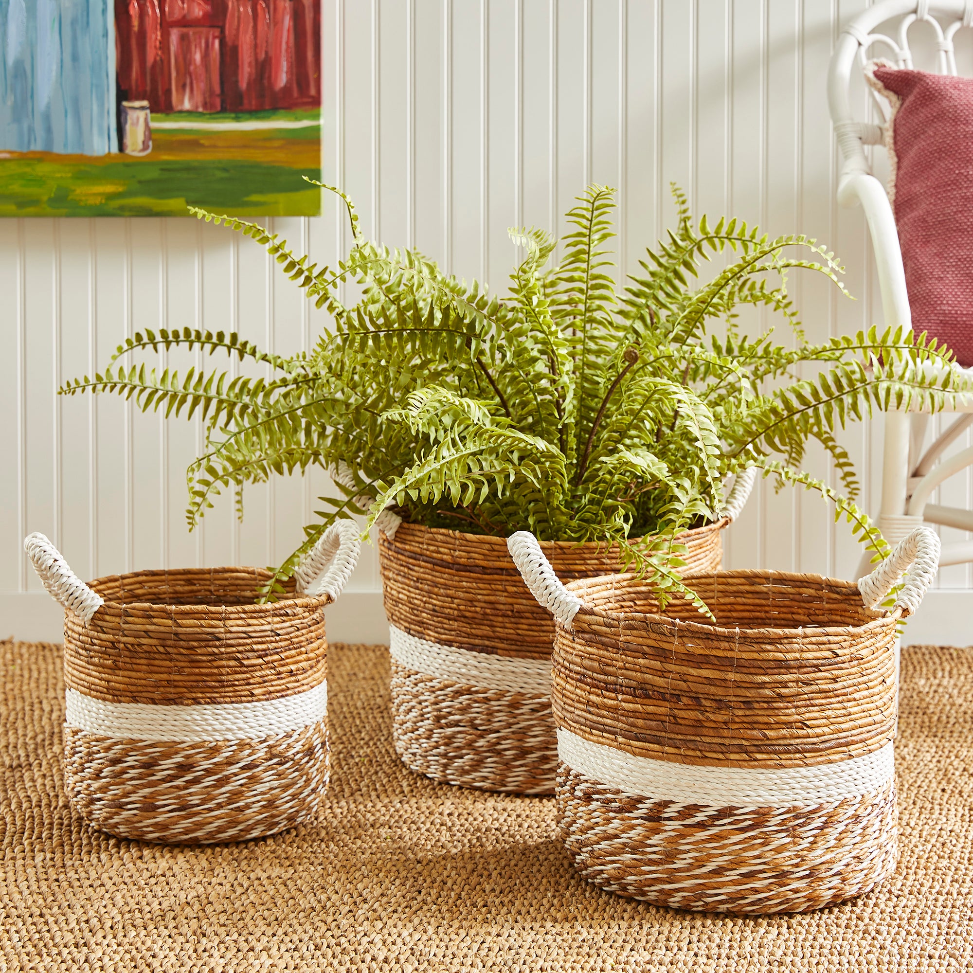 Key Largo Round Baskets, Set Of 3 - View 4