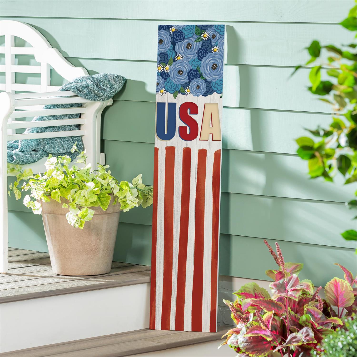 American Classic Porch Leaner, Floral
