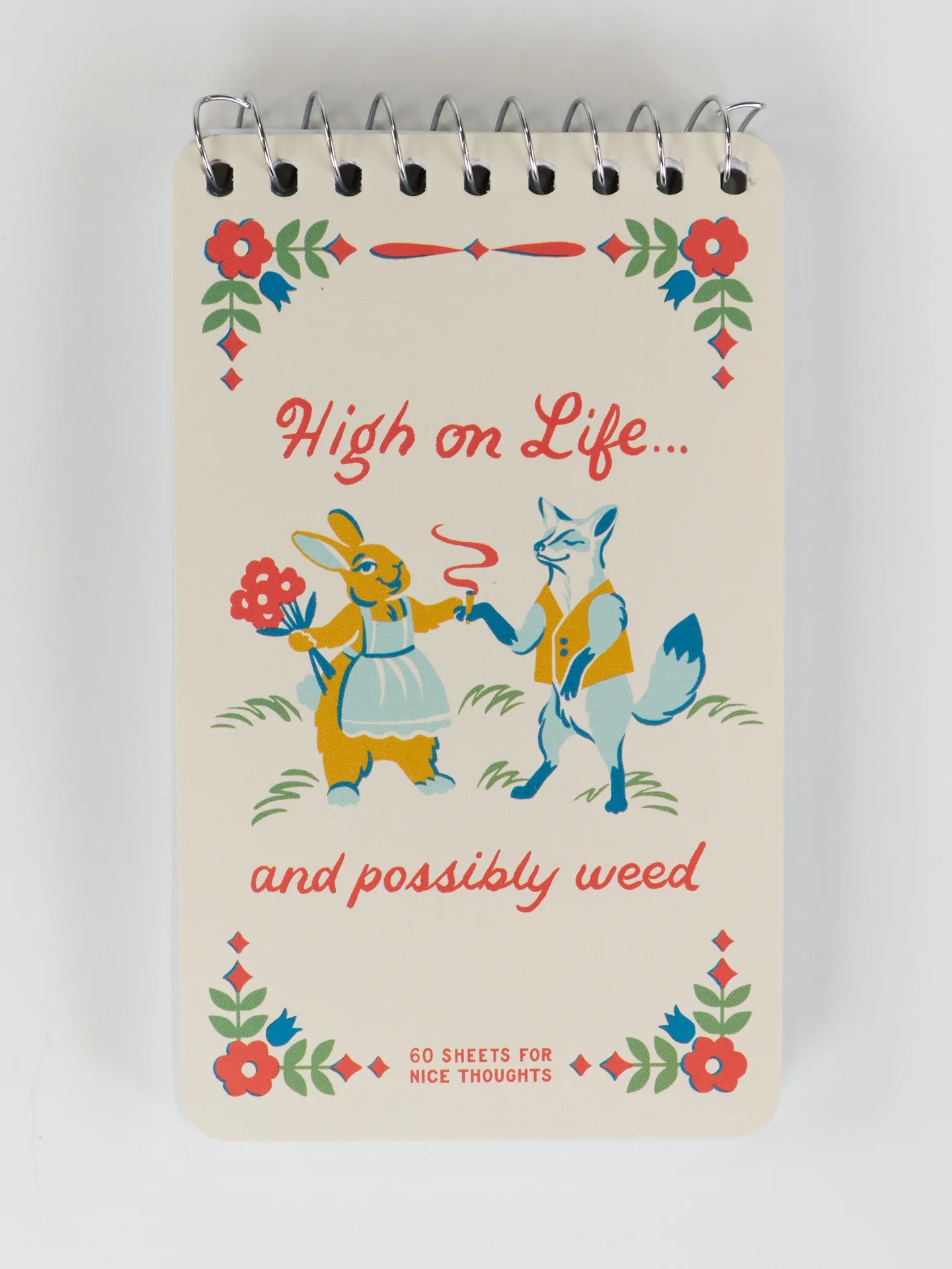 High On Life...And Possibly Weed 3x5 Spiral Notebook