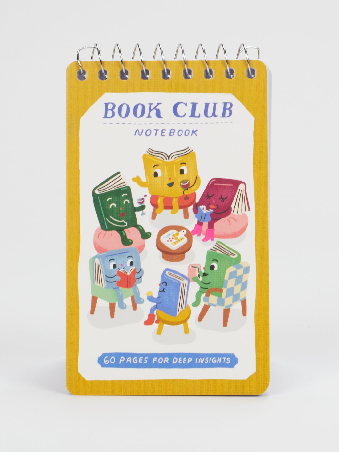 Book Club 3x5 Spiral Notebook - A. Dodson's