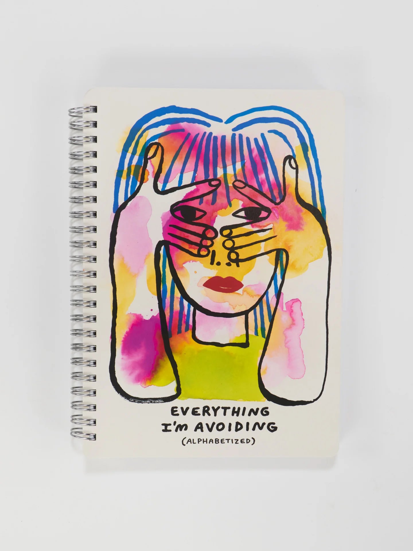 Everything I'm Avoiding (Alphabetized) 6x8 Spiral Notebook