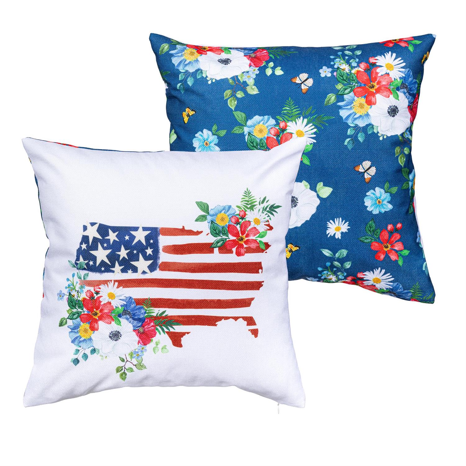 American Classic Floral Pillow Cover
