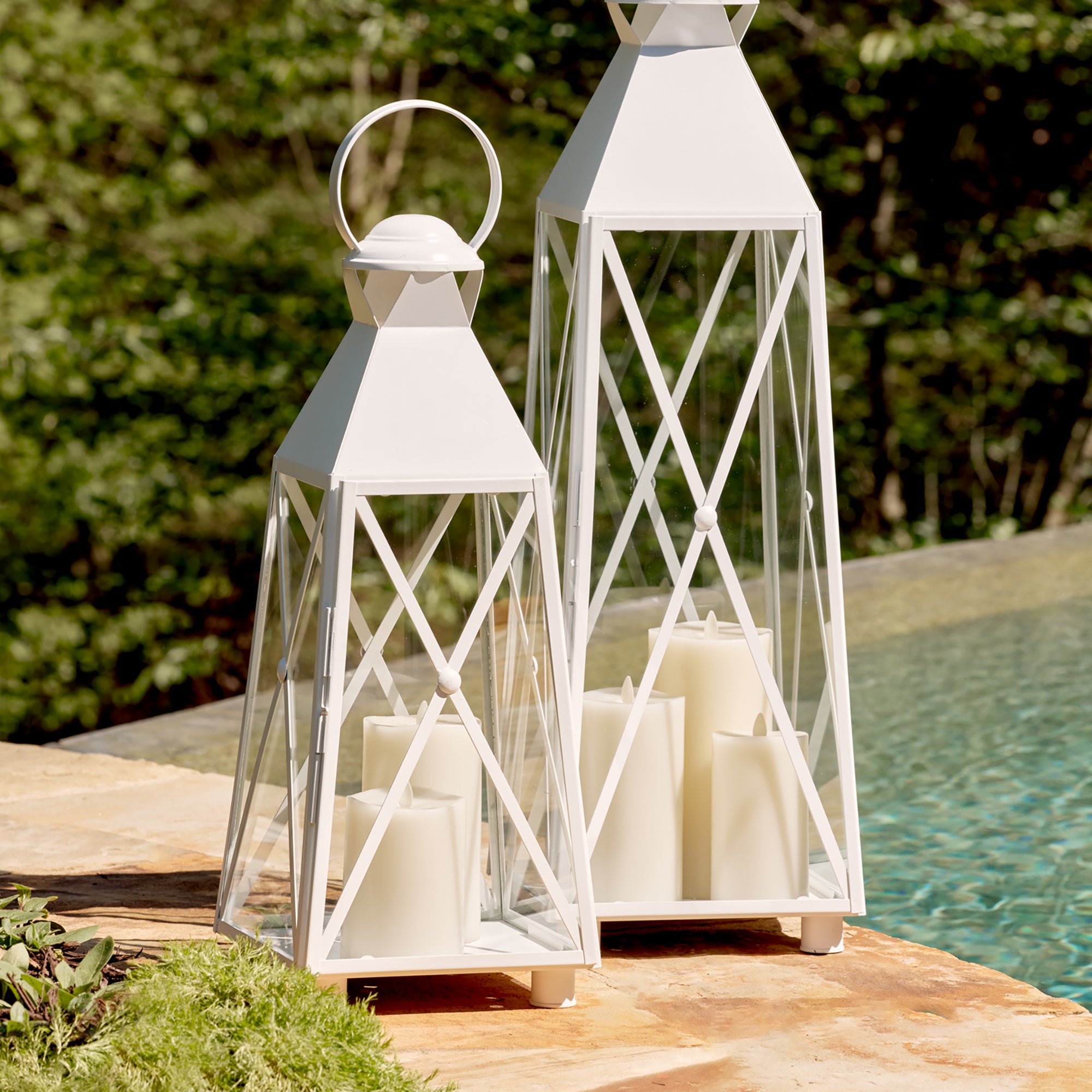 Newport Outdoor Lantern 25.5" - View 2