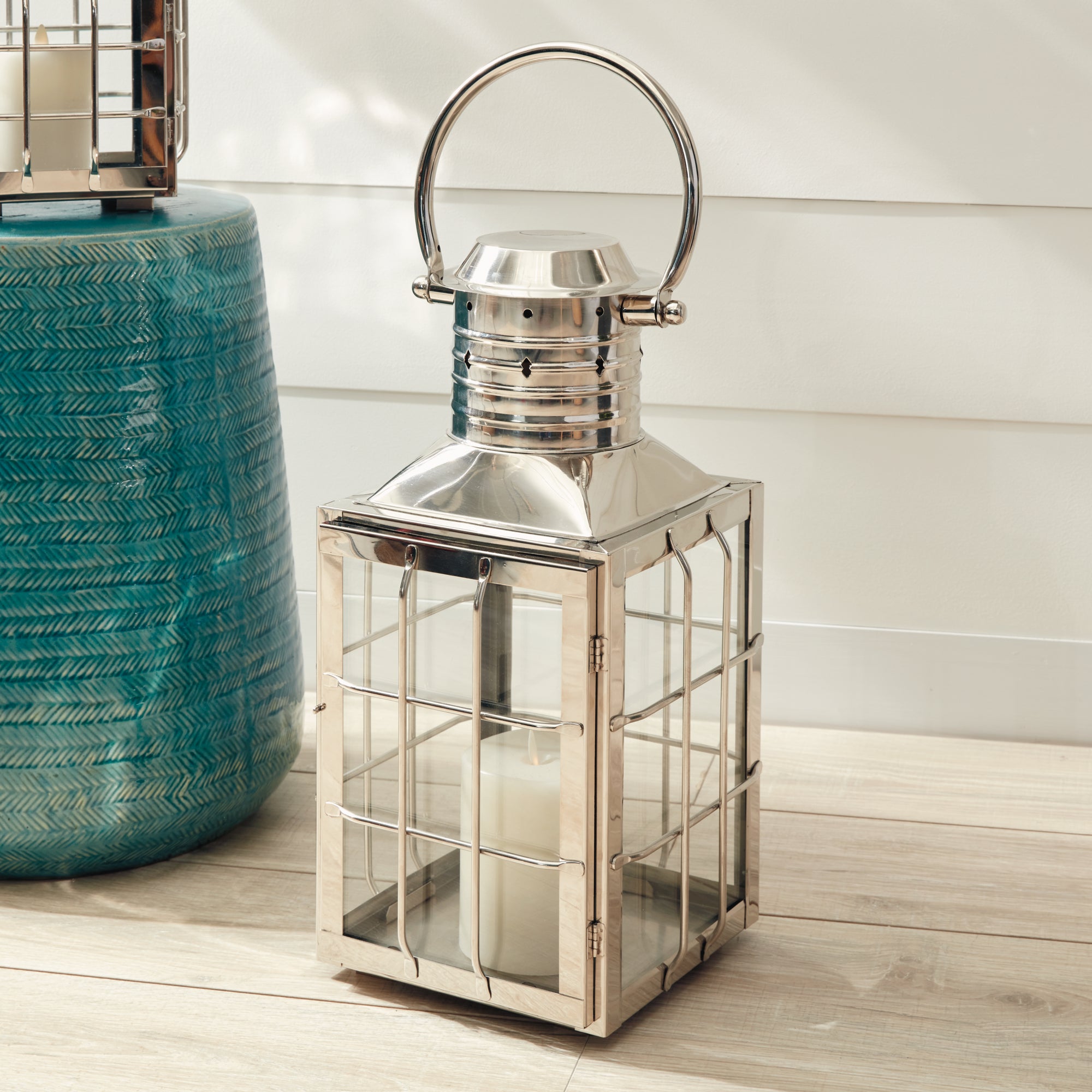Nantucket Outdoor Lantern 17.5" - View 2
