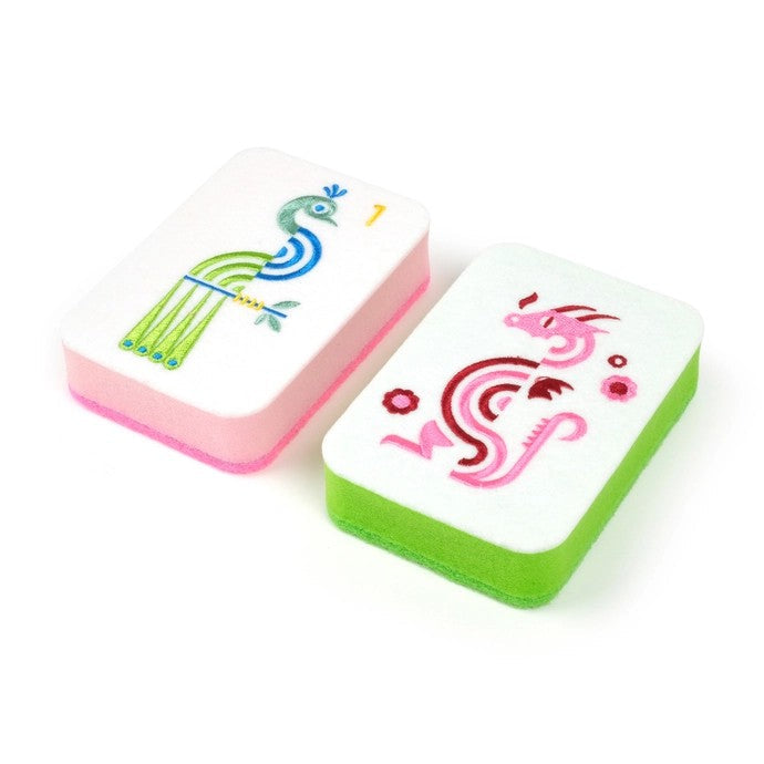 Fred Play Dirty Mahjong Kitchen Sponges