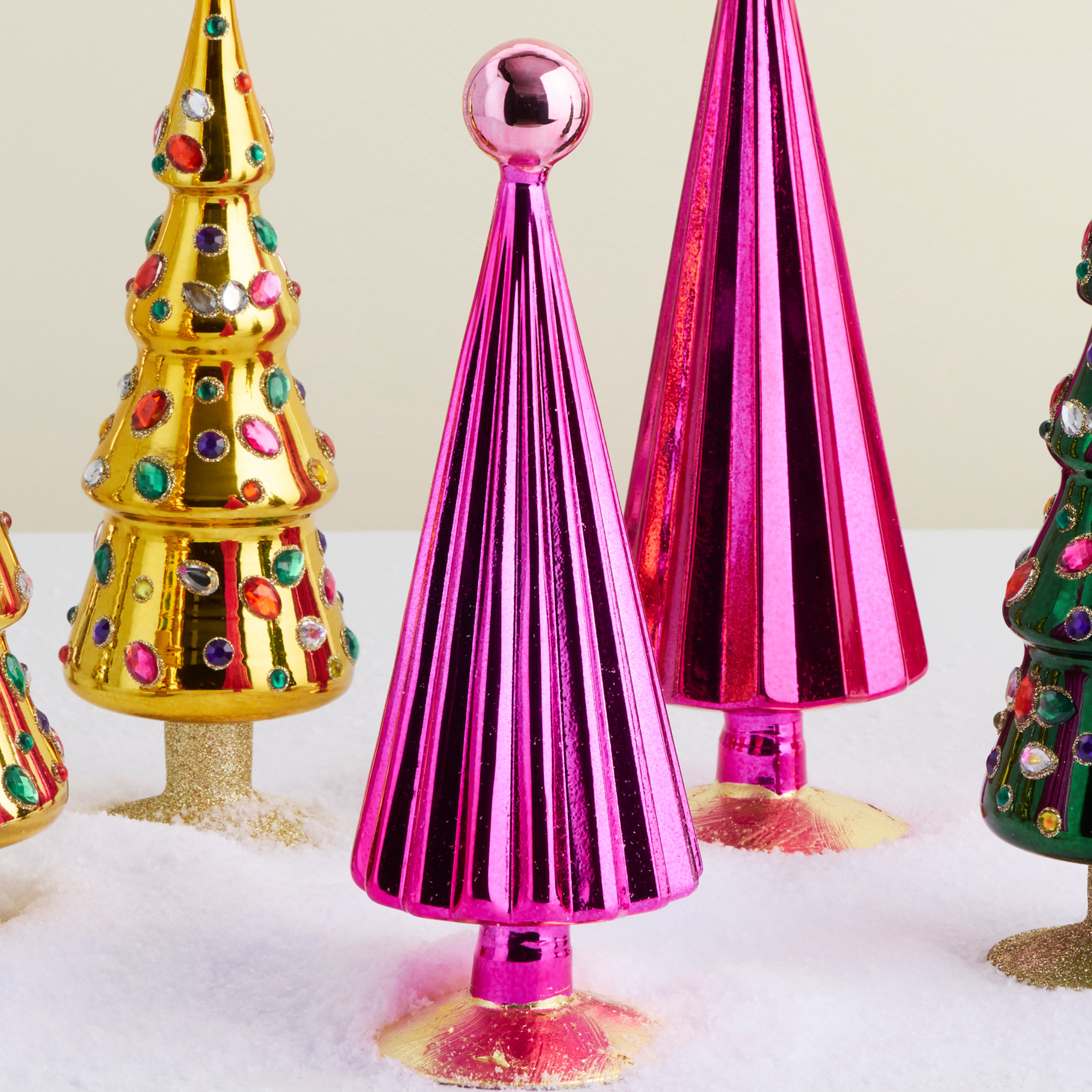Pink Prism Glass Tree, Small - view 2