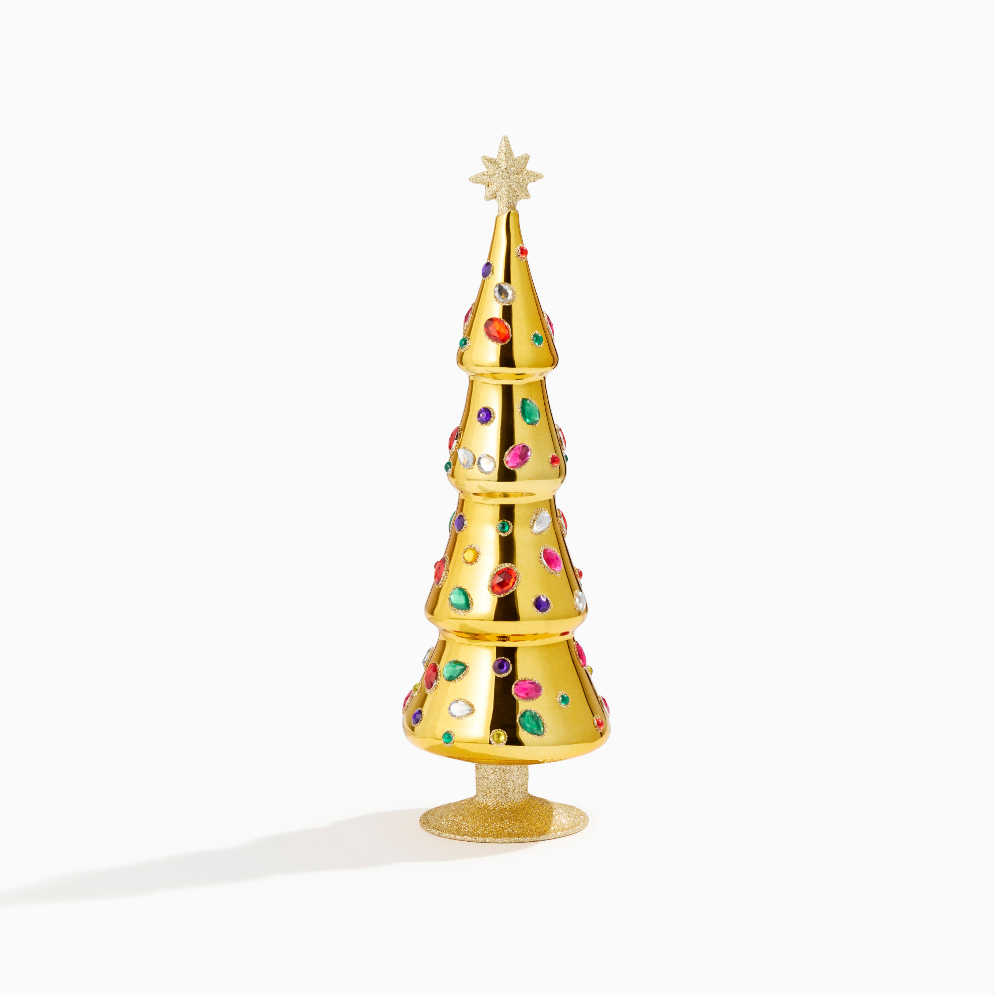 Gold Grand Jewel Glass Tree, Large