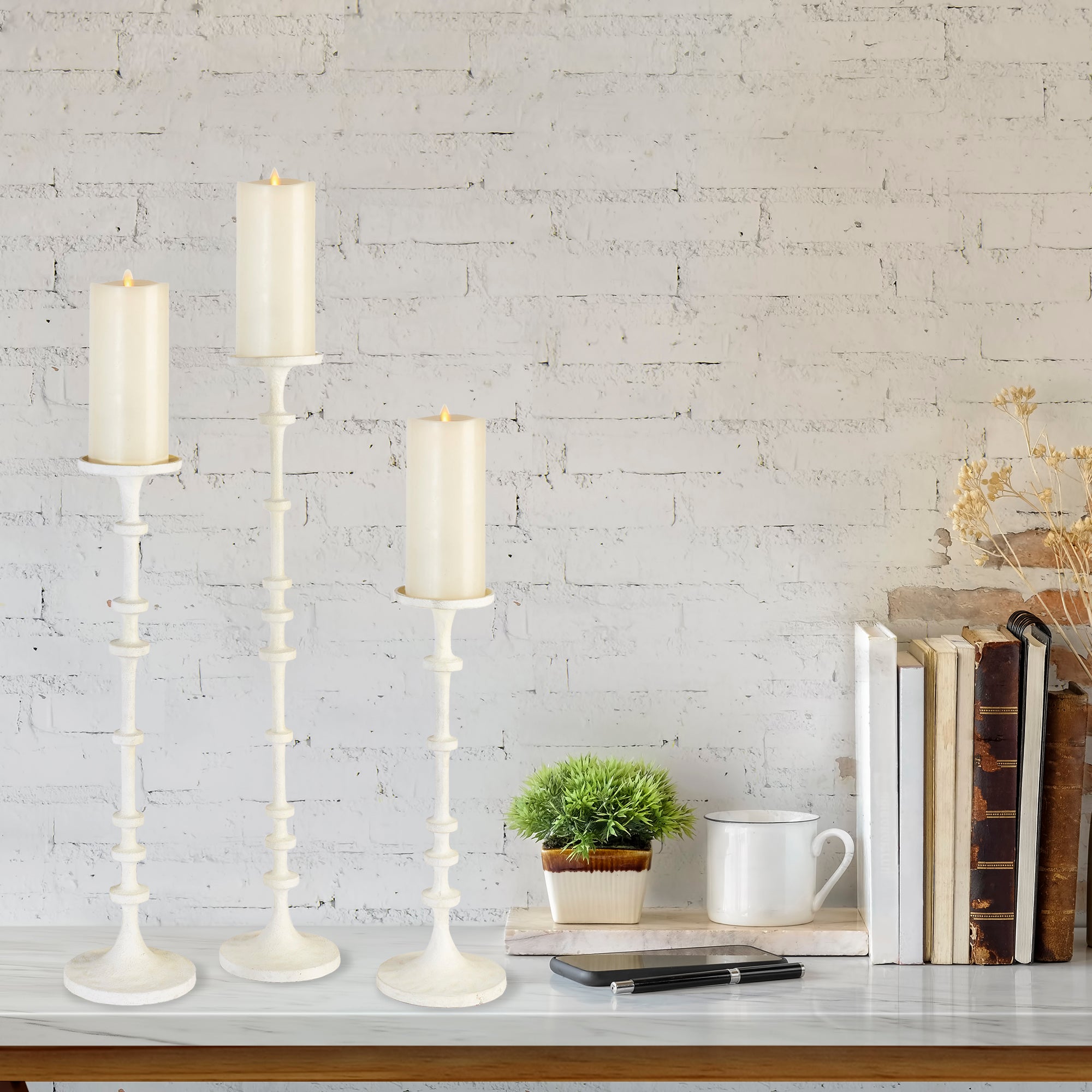 Abacus Candle Stands, Set Of 3 - View 3