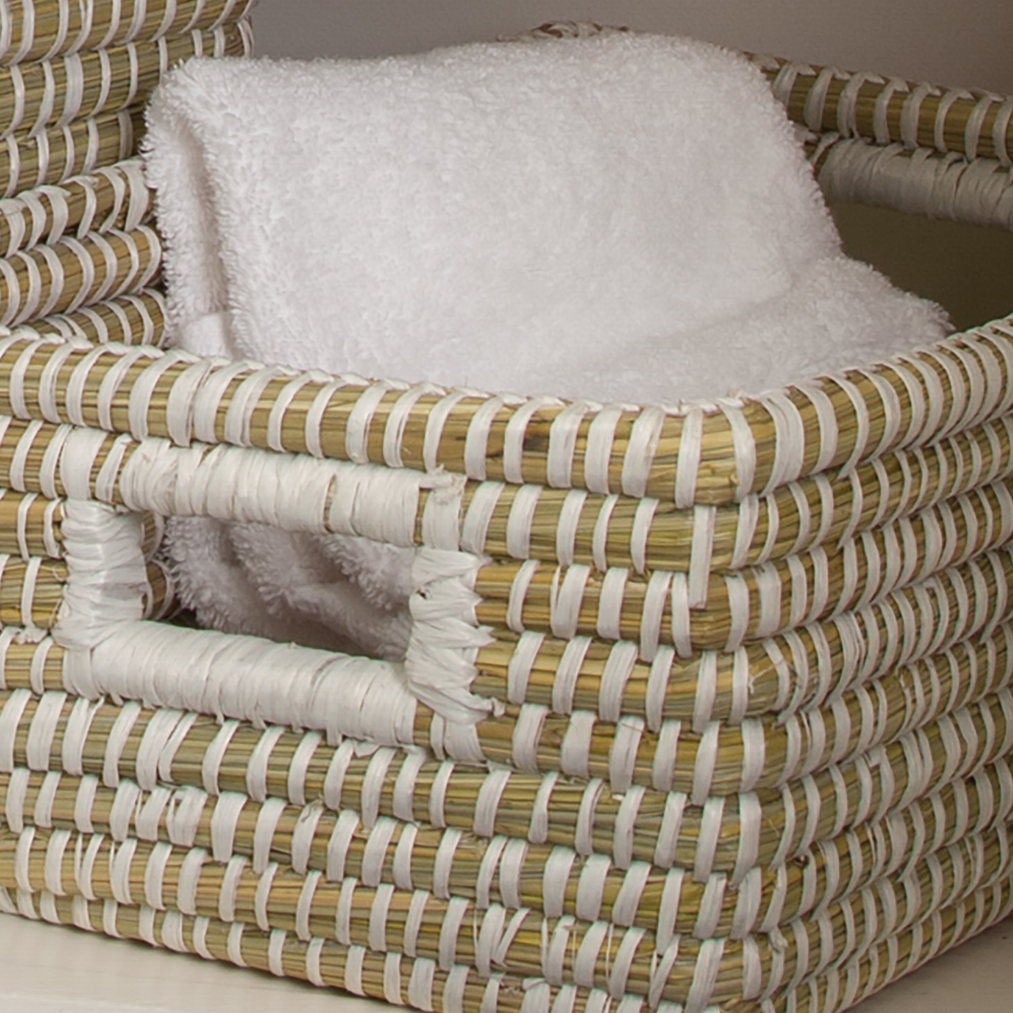 Rivergrass Rectangular Storage Baskets, Set Of 3 - View 3