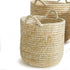 RIVERGRASS ROUND BASKETS WITH HANDLES, SET OF 3 - view 3