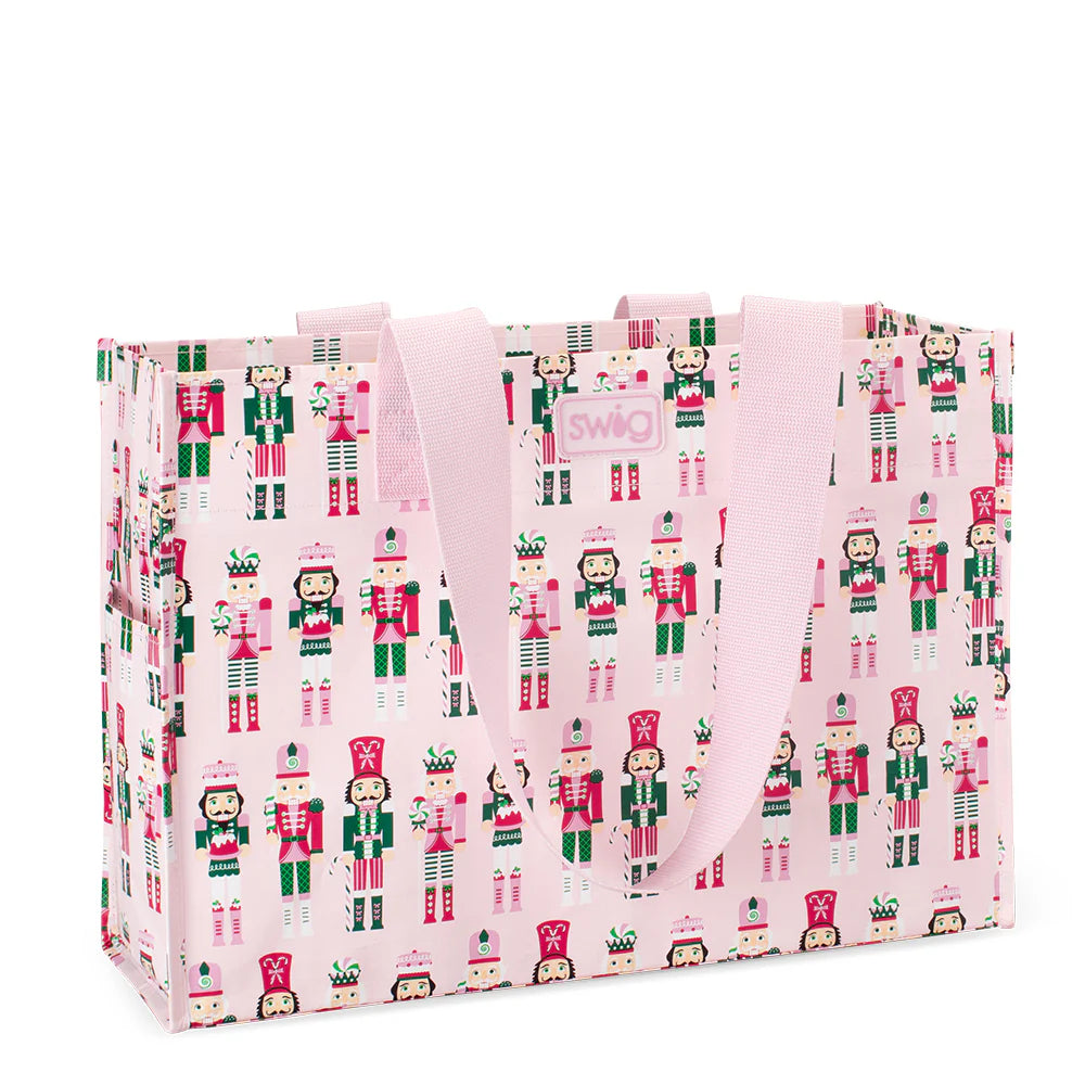 SWIG SUGAR PLUM SOLDIERS Reusable Gift Bag Large