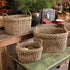 Seagrass Oval Baskets With Handles, Set Of 3 - View 2