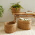 SEAGRASS OVAL BASKETS WITH HANDLES, SET OF 3 - view 3