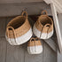 Seagrass Round Baskets With Handles, Set Of 3 - View 2