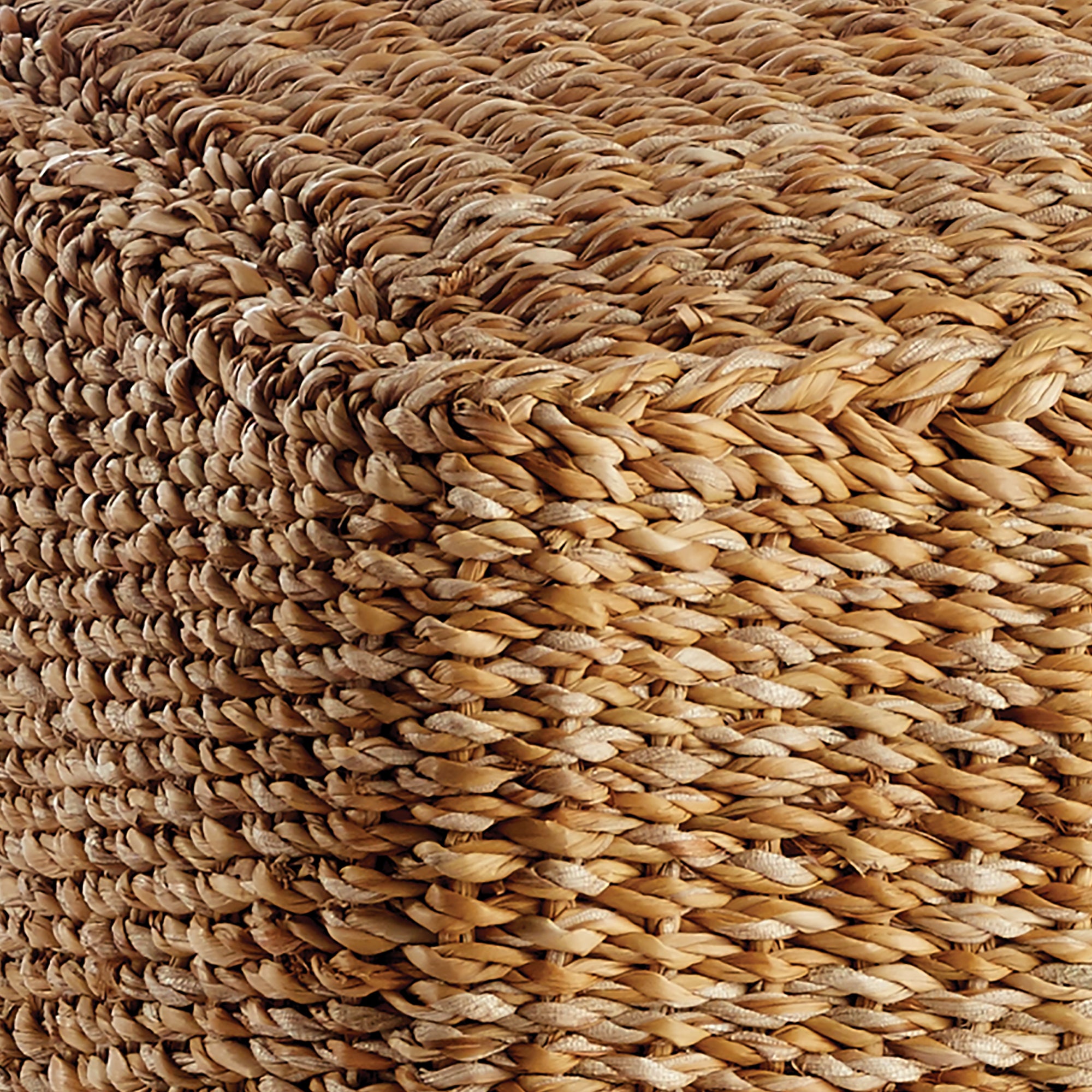 Seagrass Square Pouf - View 2
