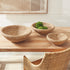Seagrass Shallow Tapered Baskets, Set Of 3 by Napa Home and Garden - front view