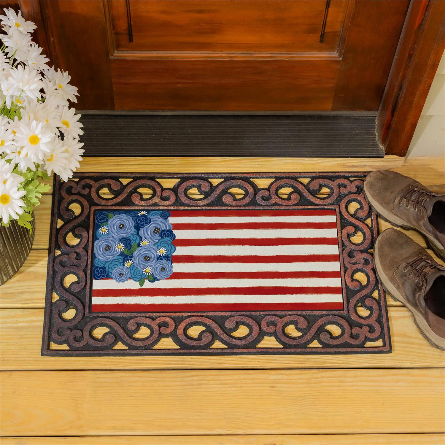 American Classic Floral Sassafras Switch Mat by Evergreen - view 2
