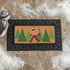 High Country Bigfoot Christmas Flocked Coir Sassafras Switch Mat