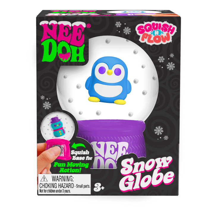 Nee Doh Squishmas Squish N' Flow Snow Globe