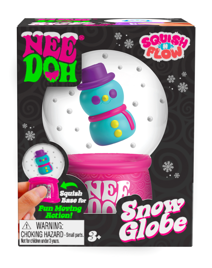 Nee Doh Squishmas Squish N' Flow Snow Globe