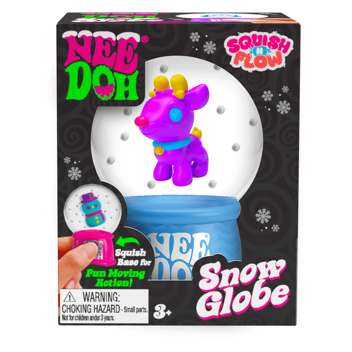 Nee Doh Squishmas Squish N' Flow Snow Globe