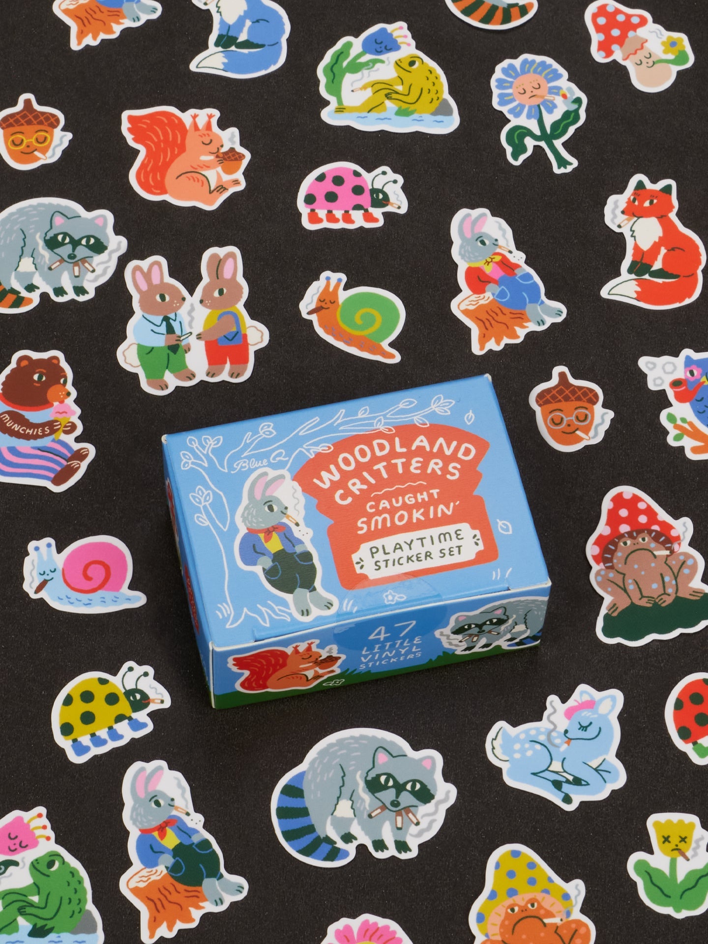 Woodland Critters Caught Smokin' Playtime Sticker Set - A. Dodson's