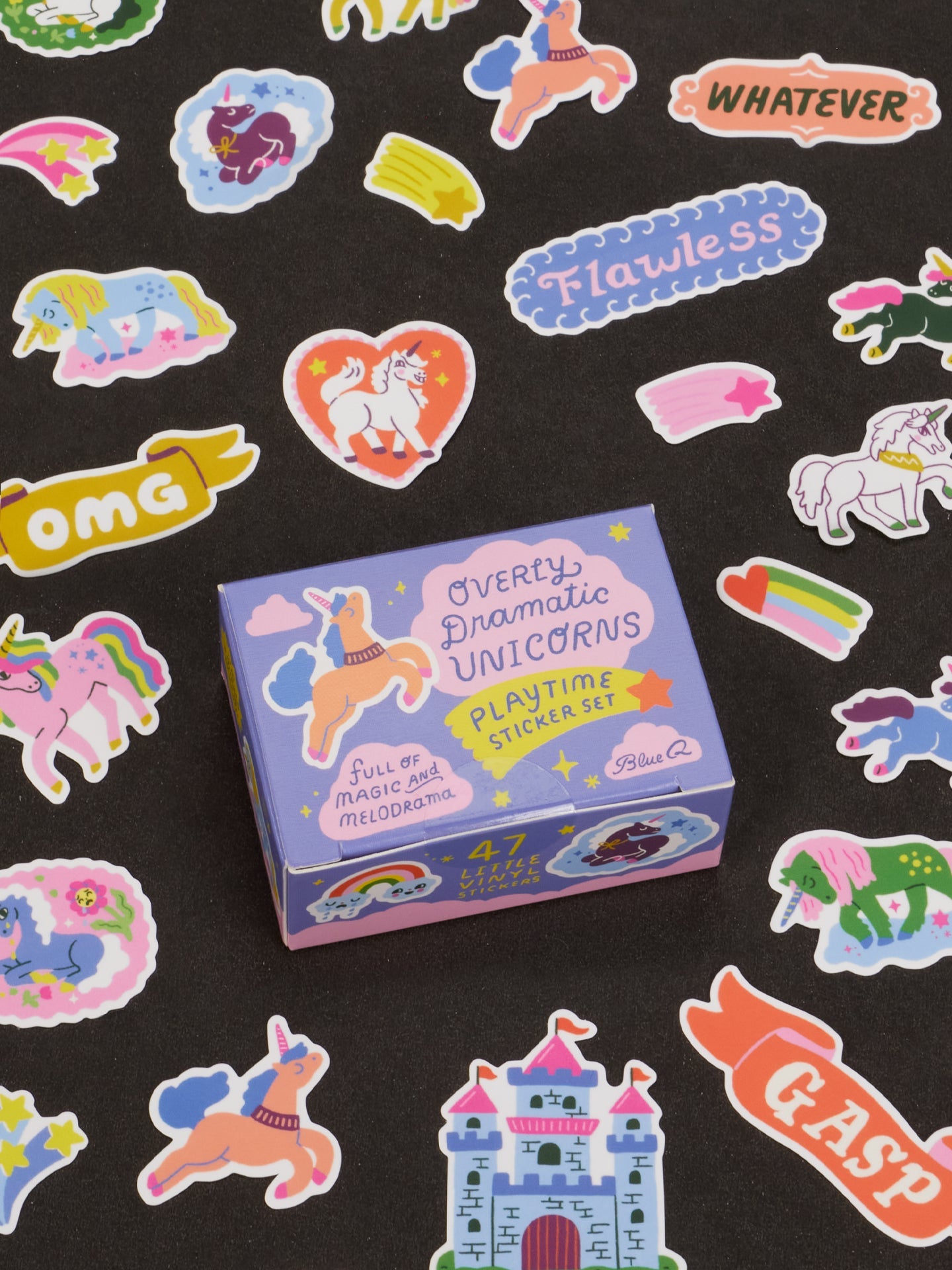Overly Dramatic Unicorns Playtime Sticker Set - A. Dodson's