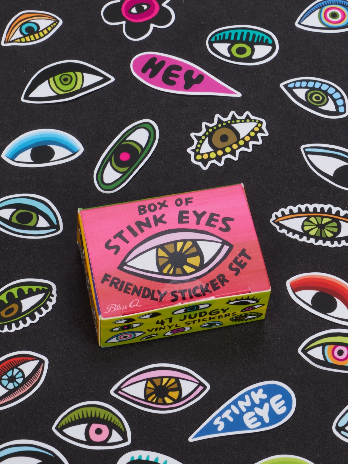 Box Of Stink Eyes Friendly Sticker Set - A. Dodson's
