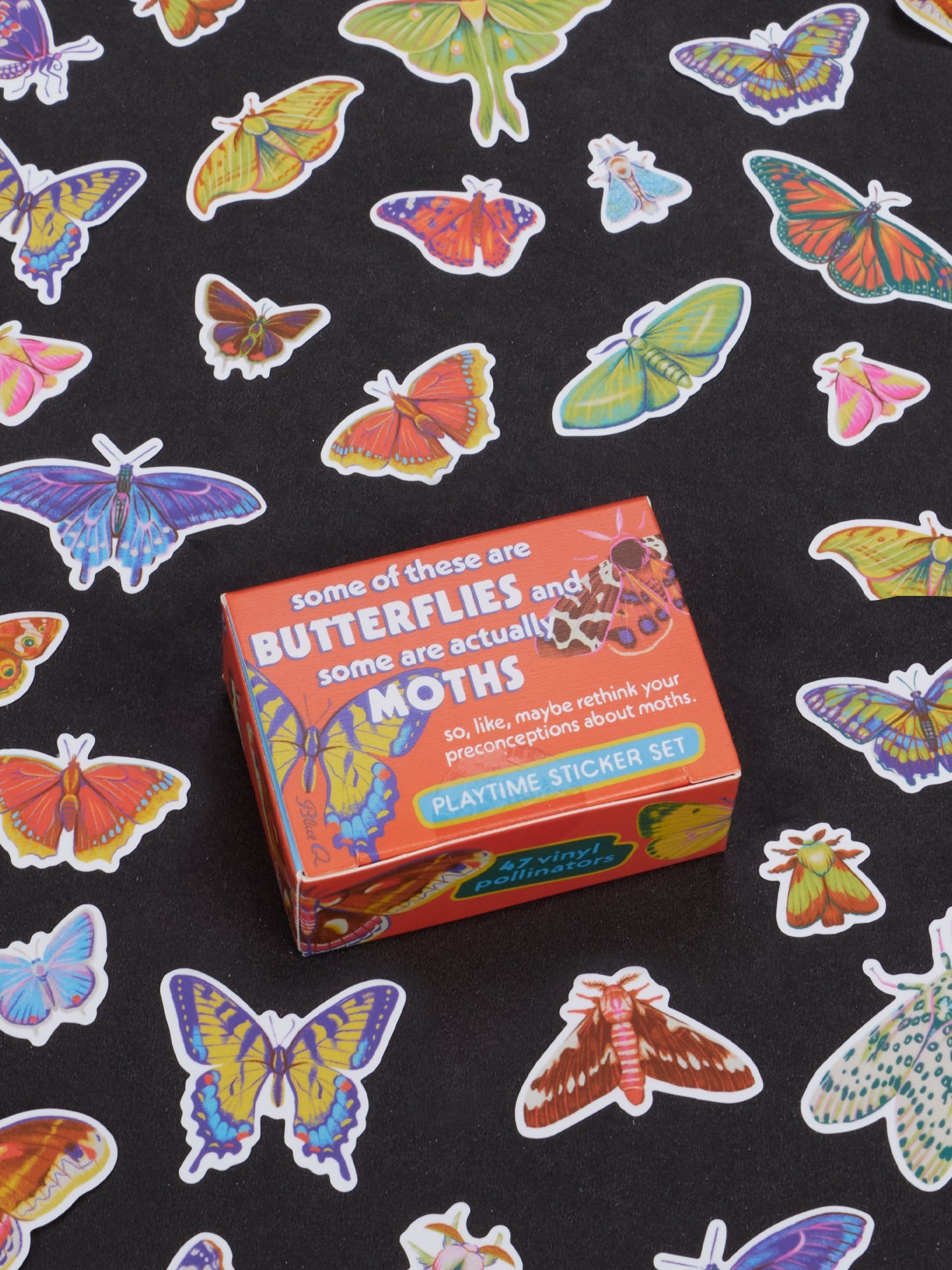 Some Of These Are Butterflies And Some Are Actually Moths Playtime Sticker Set - A. Dodson's