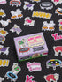 Baby Goats On Trampolines Wearing Sweaters Playtime Sticker Set - A. Dodson's