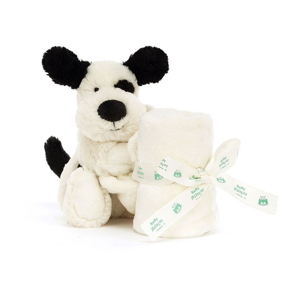 Bashful Black & Cream Puppy Soother By Jellycat - A. Dodson's